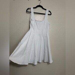 Express White Jean Mini Dress - New With Tags!!
